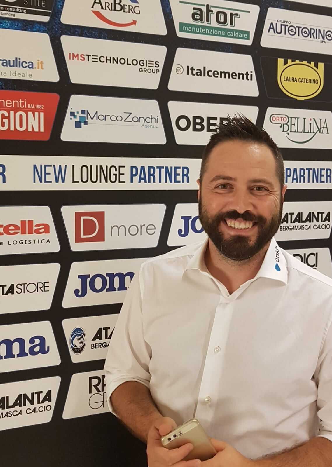 Inaugurazione UBI GOLD ATALANTA con Marco Zanchi Agenzia Enki e Blebox